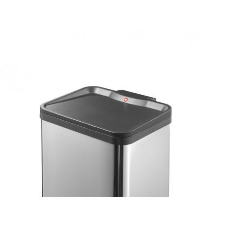 Oko duo 22 0622-019, Pattumiera a pedale,2x11 litri,acciaio inox