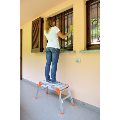Piattaforma di lavoro Gierre Workstep,1 gradino,portata 150 kg