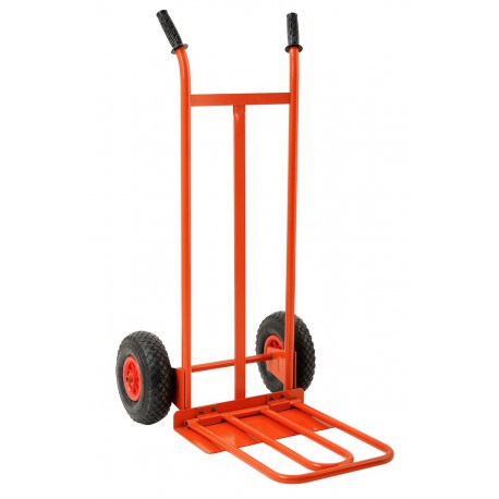 GIERRE GE025 HAND-TRUCK WITH FONDABLE PLATE AND PNEUMATIC WHEELS