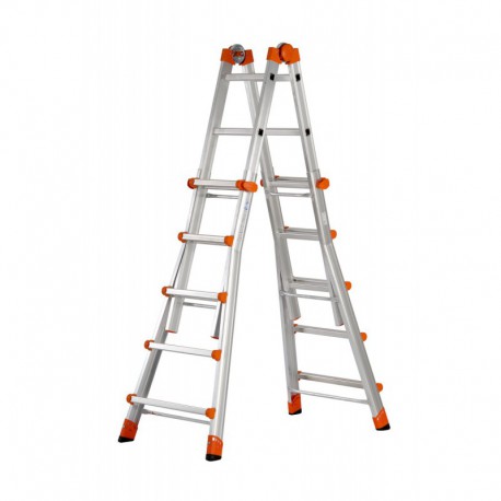 GIERRE PEPPina -AL040 ALUMINIUM MULTIFUNCTION TELESCOPIC LADDER