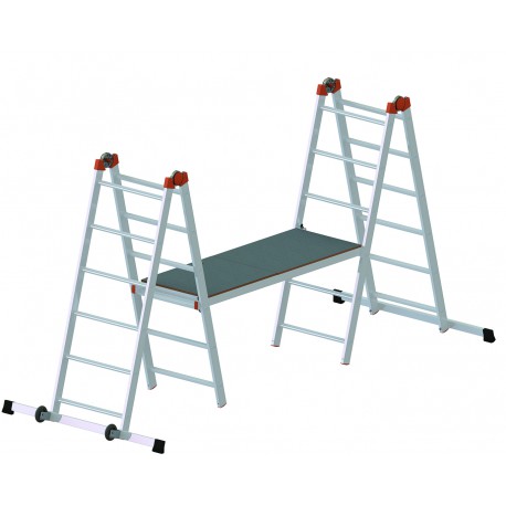 Trabattello Gierre Fast&Lock,FA200,in allum.,portata 150kg