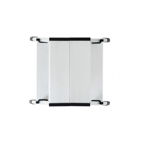 Sgabello Gierre Stylo in alluminio, 2 gradini + 1 piano,portata 150 kg