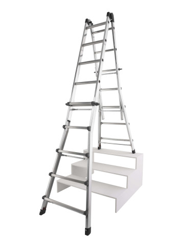 Gierre Peppina AL004 aluminium multifunction telescopic ladder