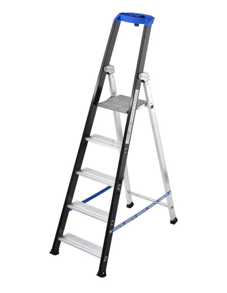 GierrePro professional aluminium stepladder, 150 kgs max load