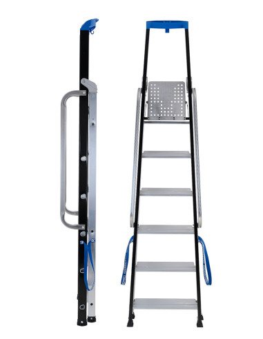 GierrePro professional aluminium stepladder, 150 kgs max load