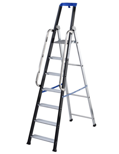 GierrePro professional aluminium stepladder, 150 kgs max load