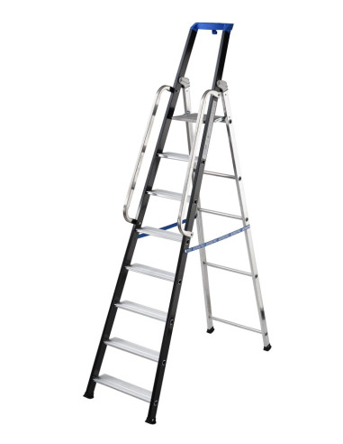GierrePro professional aluminium stepladder, 150 kgs max load