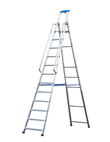GierrePro professional aluminium stepladder, 150 kgs max load