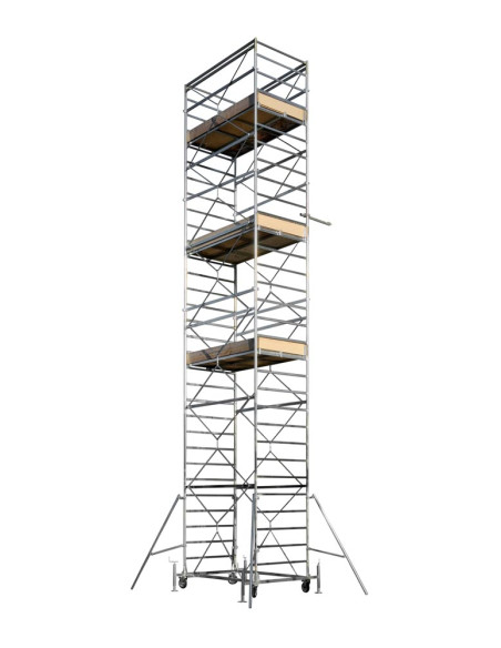 Torre mobile gigantissima GierrePro,TR407,EN1004,acciaio, portata410kg