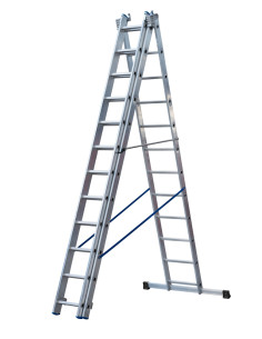 GierrePRO 3 section extending ladder