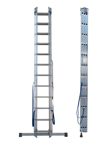 GierrePRO 3 section extending ladder