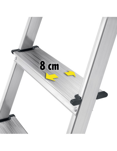 Scala Hailo L60 Standardline ,scala domestica in alluminio, portata 150kg