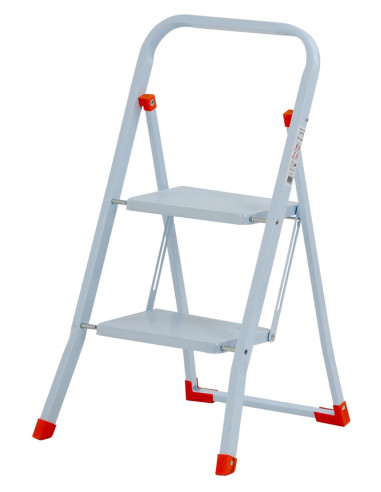 Steepstool Minisgà, made of steel, 2 steps, 150 kgs max load