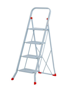 Steepstool Minisgà, made of steel, 2 steps, 150 kgs max load