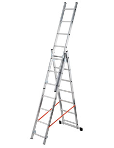 Gierre Modula 3 section extending ladder light