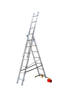 G LEVEL 3 SECTION COMBINATION LADDER WITH PEDAL ADJUSTMENT