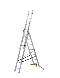 G LEVEL 3 SECTION COMBINATION LADDER WITH PEDAL ADJUSTMENT 2