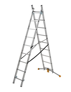 HobbyLOT Scala trasformabile doppia con regolazioni a pedale Haillo