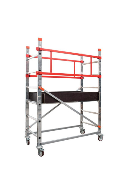 Torre mobile 900 GierrePro,TA900, in alluminio, portata 170 kg