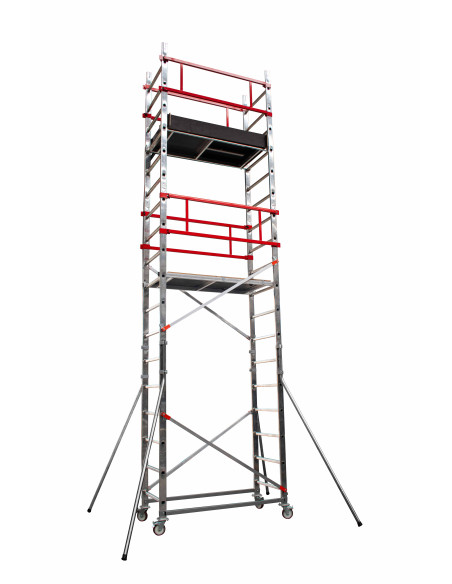 Torre mobile Professionale, TA2000FL, in alluminio, portata 170 kg