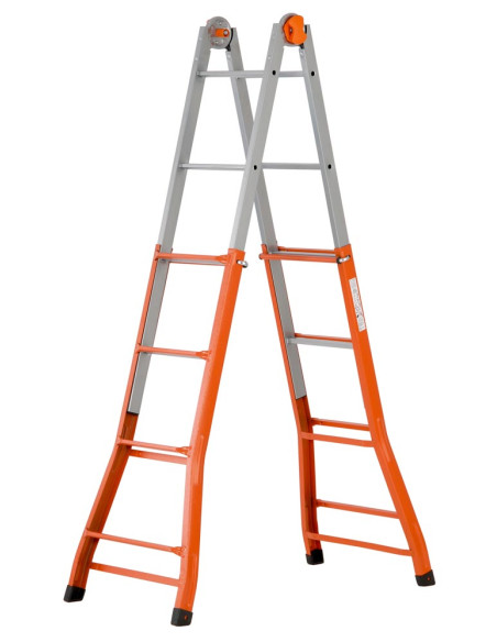 Gierre PEPPINA FE125 steel multifunction telescopic ladder
