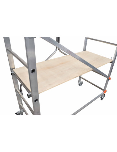 Trabattello pieghevole Flecto FX001FL in alluminio