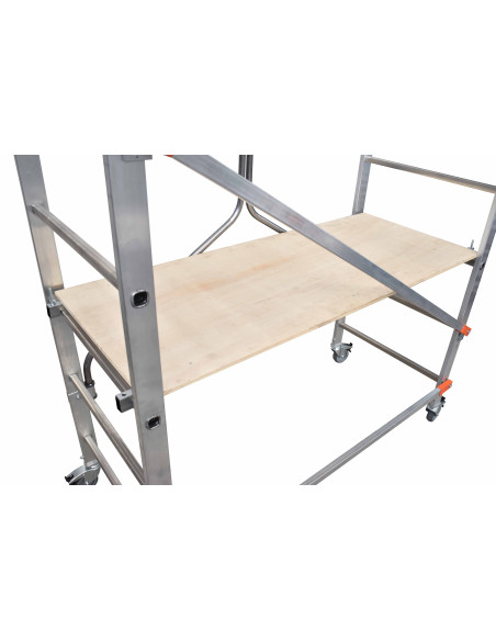 Trabattello pieghevole Flecto FX001FL in alluminio