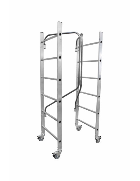 Trabattello pieghevole Flecto PRO FX002FL in alluminio