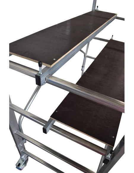 Trabattello pieghevole Flecto PRO FX002FL in alluminio