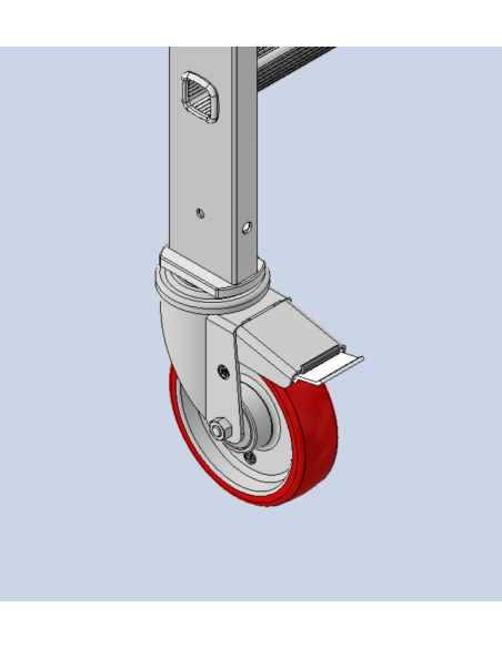 Trabattello Gierre Clip Rapido 100, FA100,in alluminio,portata 150 kg