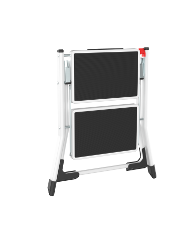 Steepstool Minisgà, made of steel, 2 steps, 150 kgs max load