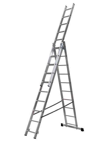 GierrePRO 3 section extending ladder